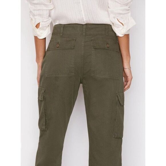 Frame Relaxed Utility Pant Olive Size 29 - Picture 3 of 7